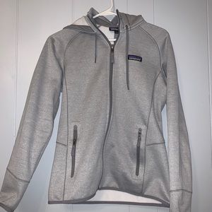 Patagonia Grey Zip Up Hoodie